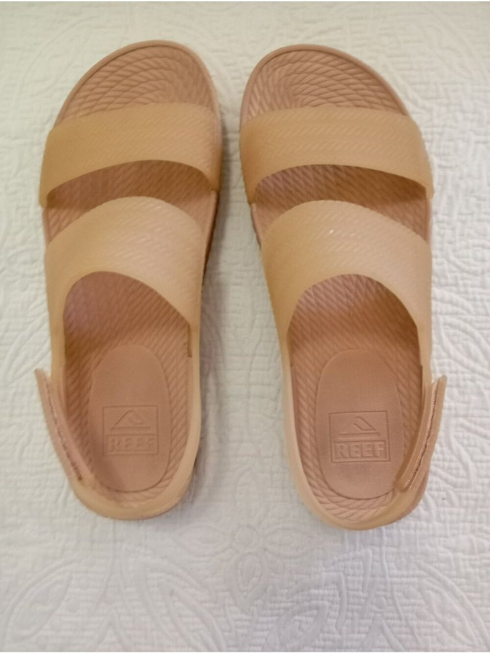 Reef Sandals Slingback Straps Textured Soles Size 8 Lightweight & Comfortable - Picture 7 of 13